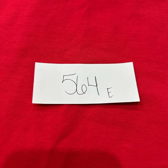 Susan Bristol Red Sleeveless Stretch Knit Scoop Neck Tank Top Size Large Summer - Picture 8 of 9